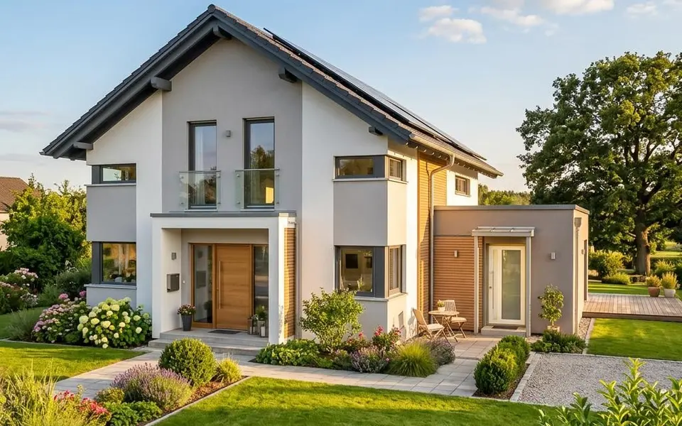 Fertighaus mit Einliegerwohnung: Wohnhaus mit zwei getrennten Hauseingängen – Mehrkosten der zweiten Wohneinheit 2026